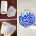 2.8cm Nail Art Transparent Stamp & Scraper Tool - Eco-Friendly Manicure Image Plate for Flawless Transfers - Buy Online on SooperMarket.com