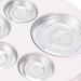 Empty Eyeshadow Makeup Palette - 5pcs Round Metal Pans | DIY Eye Shadow Container for Blush & Brow Powder - International Shipping Available - Buy Online on SooperMarket.com