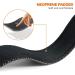 Taglory Soft Padded Neoprene Dog Collar for Large Dogs | Adjustable & Reflective | Black L - Perfect for Training | International Shipping Available - Buy Online on SooperMarket.com