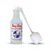 Amazon Brand 32oz Ring King Toilet Bowl Cleaner With 13 Long Toilet Bowl Mop Applicator | Heavy Duty Toilet Bowl Cleaner For Hard Water Stain On Toilet Tubs and Showers.