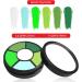 Go Ho 6 Colors Green Face Body Paint Cream Washable Formula Face Painting for Halloween Cosplay Body Paint FX Makeup Palette Professional Face Paint Green Makeup 6 Colors Green Makeup Palette - Buy Online on SooperMarket.com