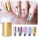 Piece Holographic Nail Foil Sticker Gold Transfer Nail Sticker Nail Polish Sticker Women Manicure Tool 100 * 4 Cm