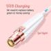 Rehomy 2-in-1 Eyebrow Trimmer & Face Hair Remover | Rechargeable Painless with Light Rose Gold & White | International Shipping Available - Buy Online on SooperMarket.com
