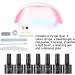 UV LED Gel Nail Set Dekaim UV LED Gel Nail Art Set 36W UV Gel Dryer Light Top&Base Manicure Set(4#) - Buy Online on SooperMarket.com
