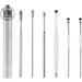 BAIRU 6PCS Pocket Ear Wax Removal Tool Set in Portable Aluminium Alloy Bottle - Buy Online on SooperMarket.com