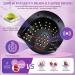 iBigLY 248W UV LED Nail Lamp - Faster Curing Nail Dryer for Gel Polish - 60 Lamp Beads, 4 Timers, Auto Sensor - Home Salon Nail Art Light - Purple - Buy Online on SooperMarket.com