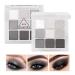KARNAR Smokey Eye Eyeshadow Palette - 9 Color Cool Toned Shimmer Glitter Shades - Buy Online on SooperMarket.com