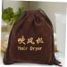 BELLIFFY 3 Pcs Hair Dryer Storage Bag Drawstring Bags Travel Blow Dryer Hair Tools Travel Bag Fabric - Buy Online on SooperMarket.com
