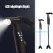 Adjustable Walking Stick Blue Smart Anti Slip Quad Cane for Seniors with Radio for Elderly LED Guide Light - Buy Online on SooperMarket.com