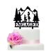 Mountain Engagement Cake Topper Man Proposes To Woman Cake Topper Cake Decorations for Engagement/Bridal Shower/Wedding/Proposal Party