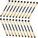 Baluue 40 Pcs Double Ended Eyeshadow Brush Precision Eye Shadow Brush Eye Makeup Tool Eye Brush Eye Makeup Brush Makeup Eyeshadow Brush Eye Makeup Kit Eyeshadow Makeup Brush 12.50X0.50X0.50CMx2pcs Goldenx2pcs - Buy Online on SooperMarket.com
