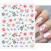 Flowornament 3D Nail Stickers - 5 Sheets Decals for Nail Art | Designer Flower Nail Design - Buy Online on SooperMarket.com