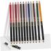 PLAFOPE 12pcs Lip Liner Eyeliner Make up Lipliner Black Waterproof Eyeliner Natural Pen Gel Eyeliner Plastic - Buy Online on SooperMarket.com