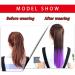 18-38 Inch Straight Drawstring Ponytail - Synthetic Hair Extension Wig Piece Clip-in - 22 Inches B101 - Buy Online on SooperMarket.com