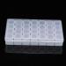 28 Slots Clear Nail Art Rhinestone Gem Bead Storage Box for Manicure Design - Buy Online on SooperMarket.com