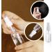 8 Pack 20ml Transparent Travel Spray Bottles | Refillable Cosmetic Containers for Men & Women | Free Labels Included - Buy Online on SooperMarket.com