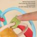 Manhattan Ball Plastic Cement Baby Teether - Lightweight Sensory Toy for Infant Teethers - Buy Online on SooperMarket.com