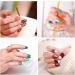 Peacock Theme Gel Nail Polish Set - 6 Colors | Soak Off UV LED Varnish Kit - 8ML Bottles | Hot Summer Collection by Lagunamoon - Buy Online on SooperMarket.com