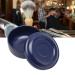 Dark Blue Razor Shell with Lid - Wide Iron Shaving Soap Cup & Foam Mug with Large Capacity for Effortless Shaving - Buy Online on SooperMarket.com