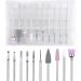 Pack of 10 Nail Cutter Bits Nail Cutter Attachments Nail Cutter Bit Cutter for Gel Nails Bits for Nail Cutter Nail Accessories Grinding Body Cuticle Manicure/Pedicure - Buy Online on SooperMarket.com