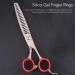 Dacvgog 50 Pieces Silicone Rings for Any Insert a Scissors Styling Tools Hair Cutting Accessories Mix Colours - Buy Online on SooperMarket.com