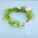 Wiwpar Boho Flower Wreath Headpiece - Maternity Birthday Bridal Halo Hair Accessory for Women & Girls - Green Leaf Bohemian Fairy Flower Headband (Style4 - Buy Online on SooperMarket.com