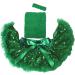 4pcs Crochet Tube Top Tutu Dress Set for Baby Girls | Sparkling Emerald Skirt Pettiskirt | Size 7x9 - Buy Online on SooperMarket.com