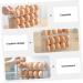 NAMOARLY Egg Storage Box Clear Drawer Plastic Eggs Egg Organizer for Refrigerator Egg Rack Devil Crisper - Buy Online on SooperMarket.com