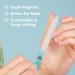 Premium Czech Glass Nail File with Case - Aqua - Smooth Finish Manicure Tool for Perfect Nails - 1 Count - Buy Online on SooperMarket.com
