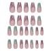 Press on Nails for Women | Colorful Press on False Nails User Friendly Fake Nails Set Cute Women False Nails for Holiday Dates Birthday Parties