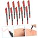 NOLITOY 40 Pcs Eyebrow Marker Pen Tattoos Accessory Beauty Marker Multifunction Accessories Plastic Red - Buy Online on SooperMarket.com