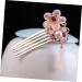 Didiseaon 1pc Hair Comb Hair Accessories Pearl Hair Decorations Crystal Hair Comb Crystal Headpiece Bridal Hair Clip Flower Hair Clips for Women Wedding Bride Glass Bangs Comb - Buy Online on SooperMarket.com