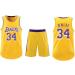 Shop Basketball Jersey Shirt & Shorts for Children & Adults - Sleeveless Suit B-34-Gelb S - International Shipping Available - Buy Online on SooperMarket.com