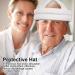 Breathable Protective Hat for Seniors | Impact Prevention Head Cap with Hearing Protection - Light Grey - Buy Online on SooperMarket.com