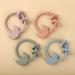 Eoopoon Silicone Baby Teething Toy - BPA Free Silicone Baby Ring Teether for Soothing Gums - Perfect Baby Shower or Birthday Gift for Boys and Girls (Sage) - Buy Online on SooperMarket.com