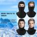 Rockbros Storm Hood Balaclava for Autumn & Winter - Windproof Warm Facial Cover for Cycling Snowboarding Skiing & Motorcycling - Unisex Size - Buy Online on SooperMarket.com