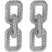 BETHYNAS Retro Punk Geometric Dangle Earrings - Silver | Statement Chain Earrings for Women Girls - Buy Online on SooperMarket.com