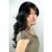 Buy Long Black Wavy Wig 9329-1B - 65 cm | International Shipping Available - Buy Online on SooperMarket.com