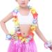 Hawaiian Luau Tropical Flower Crown Set for Women - Headband, Wristbands, Necklace, Bracelets, Hair Band - Perfect for Summer Beach Vacation and Pool Party Decorations - Colorful - Buy Online on SooperMarket.com