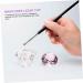 POPETPOP 1pc Nail Art Crystal Cup Glass Container with Lid Nail Powder Dish Nail Monomer Liquid Bowl Glass Nail Dish Transparent Nail Polish Crystal Nail Art Cup White Crystal Cup Bowl Care 5.5x5.5cm Pink - Buy Online on SooperMarket.com