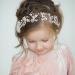 IYOU Princess Crystal Headpiece Silver Flower Wedding Headband Pearl Holy Communion Hair Accessories for Flower Girl Bride Bridesmaid - Buy Online on SooperMarket.com