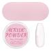 Coscelia Pink Acrylic Powder 2g Professional Acrylic Nail Powder Polymer for 3D French Nail Manicure Extension Nail Carving Beauty Gifts Long-Lasting No Need Nail Lamp Color-ya03-021