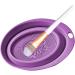 Neamou Silicone Makeup Brush Cleaning Mat - Makeup Brush Cleaner Tools | Portable Silicone Cleaning Bowl for Makeup Brushes and Eggs Cosmetic Make up Brush Cleaner for Girls Purple - Buy Online on SooperMarket.com