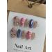 Handmade Wearing Nail Cute Star Gentle Fake Nail Beauty (Color : A Size : S) 1 count (Pack of 1) A - Buy Online on SooperMarket.com