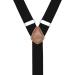 Men's Adjustable Y-Back Braces with 6 Metal Clips - Heavy Duty Elastic Pants Braces - Dresime H se B rs - Buy Online on SooperMarket.com