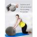 Gray LuiYninhuoJin Exercise Ball Chair Cover - 75CM | Yoga & Stability Ball for Pregnancy, Labor, Pilates | Office, Dorm & Home Use (Ball Not Included) - Buy Online on SooperMarket.com