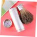 Housoutil Badger Hair Jagger Shaving Brush for Men - Portable Neck & Foam Cleansing Brush in Orange Hair Bow - Ideal Hairdressing Tool - Buy Online on SooperMarket.com