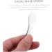 WOFASHPURET Stainless Steel Spoon Facial Cosmetic Spoon Glass Octopus Ornament Anti Wrinkle Eye Cream Mini Spoons Mini Scoops Clay Blenders Facial Cream Spoons Make up Baby Scraper 6.5x2x0.2cm Silver - Buy Online on SooperMarket.com