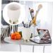 Mikinona Acrylic Organizer Embossed Brush Bucket Blush for Cheeks Pen Pot Brush Holder Brush Storage Cup Cosmetic Makeup Stand - Buy Online on SooperMarket.com