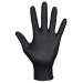 SAS Raven Powder Free Nitrile Disposable Gloves | 7 Mil - Lg | Latex Free Chemical + Puncture Resistant Textured Grip Single Use | for Automotive Industrial Janitorial MRO Food Service
